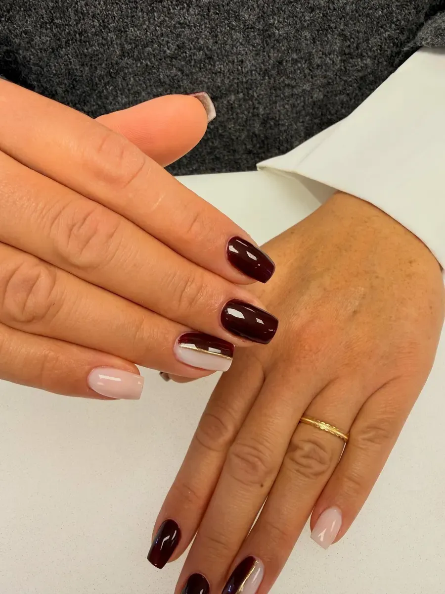 Réalisation ongles : pose de vernis et nail art sur les mains